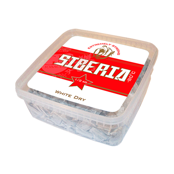Siberia White Dry 500g Snus | SnusMarkt.ch