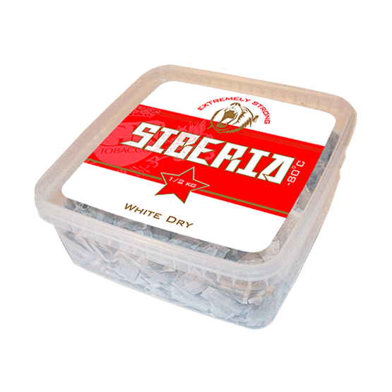 Siberia White Dry 500g Snus Snusmarkt Ch