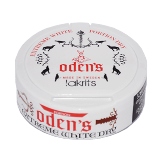 Odens Lakrits Extreme White Dry Portion