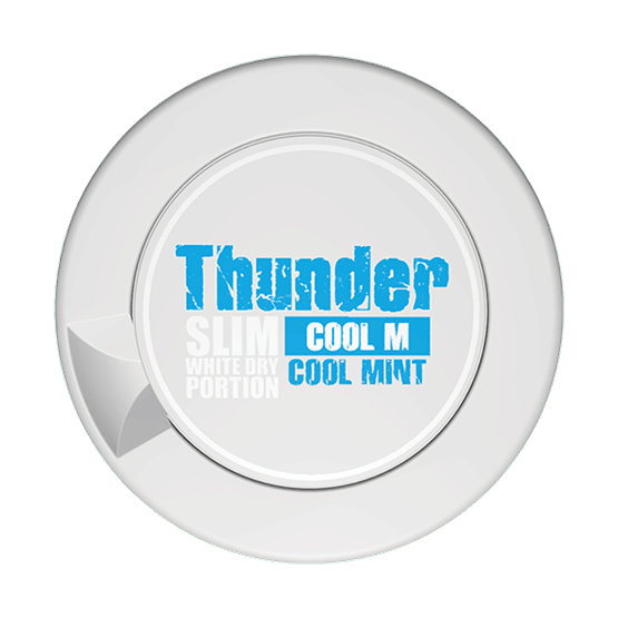 Thunder Cool Mint Slim White Dry