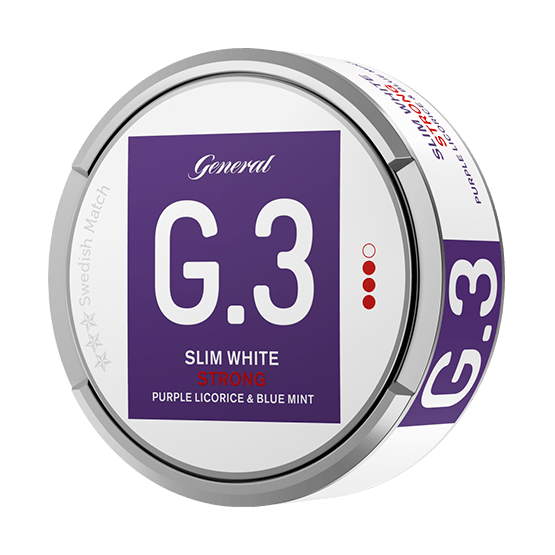 General G3 Licorice Mint Slim White Portion