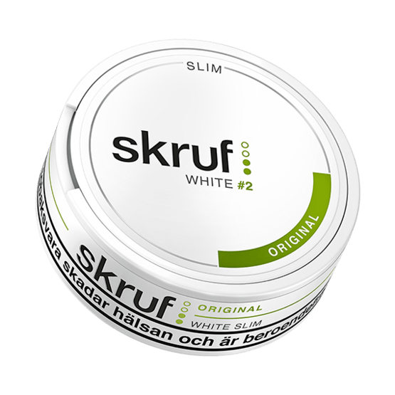 Skruf Slim Original White