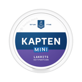 Kapten Licorice Mini White Portion