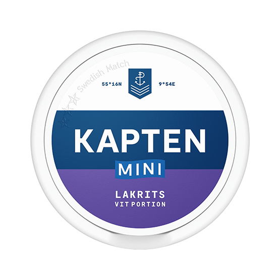 Kapten Licorice Mini White Portion