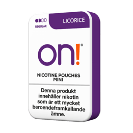 on! Licorice 3 mg