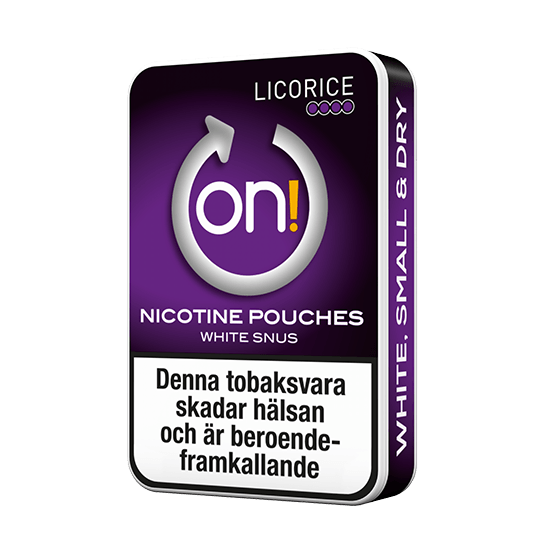 on! Licorice 6 mg SnusMarkt.ch