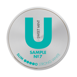 U Sample Sweet Mint No.7 Snus