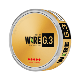 General G3 Wire Slim White Dry Super Strong Portion