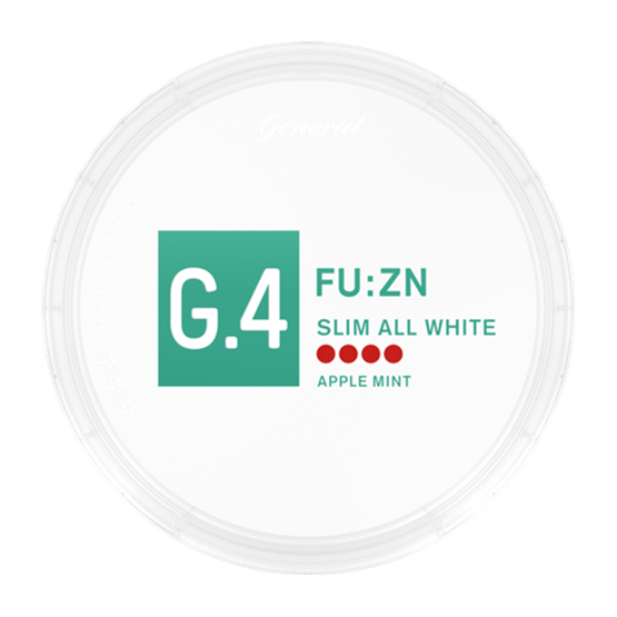 General G4 FU:ZN Slim All White Portion
