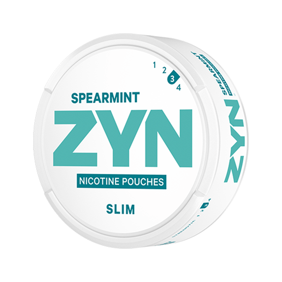 ZYN Slim Spearmint Strong All White Portion