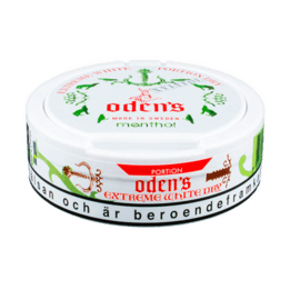 Odens Menthol Extreme White Dry Portion