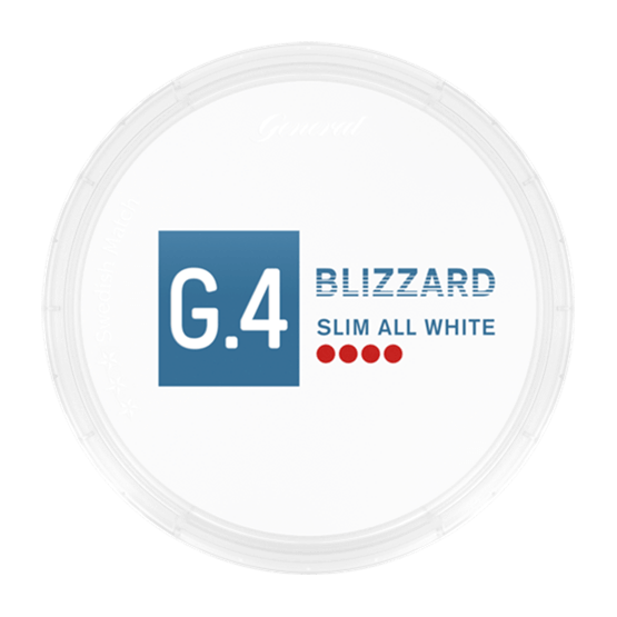 General G4 Blizzard Slim All White Portion