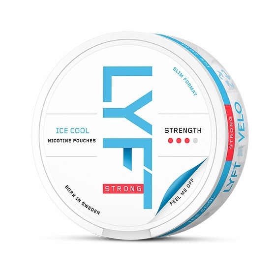 Lyft Ice Cool Strong Mint All White Portion Snus