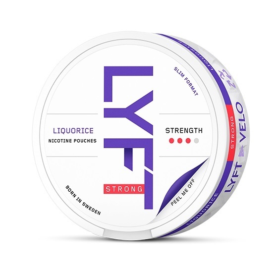LYFT Lakritze Strong Slim All White Portion