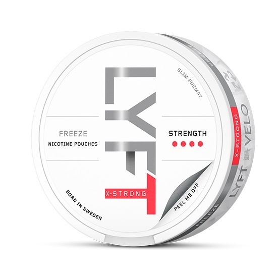 LYFT Freeze X-Strong All White Portion Snus