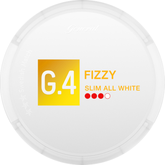General G4 Fizzy Slim All White Portion