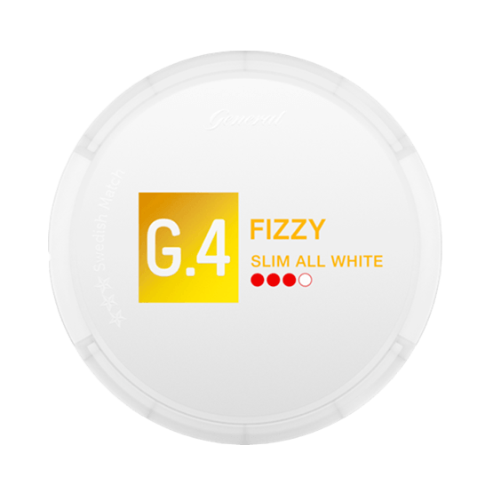 General G4 Fizzy Slim All White Portion