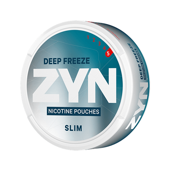ZYN Slim Deep Freeze Strong All White Portion