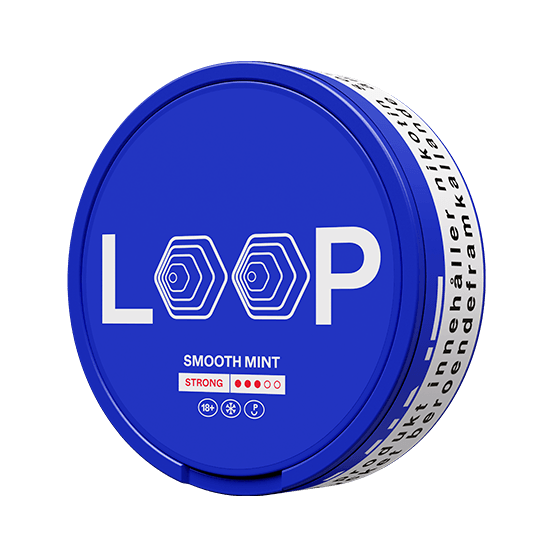 Loop Smooth Mint Slim Strong All White Portion