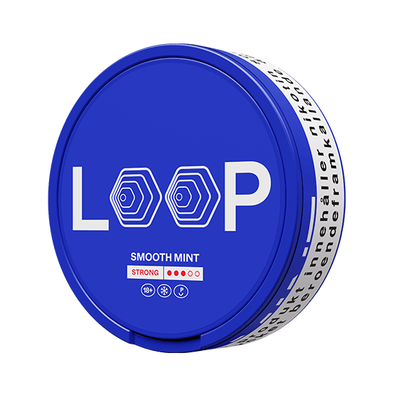 Loop Smooth Mint Slim Strong All White Portion