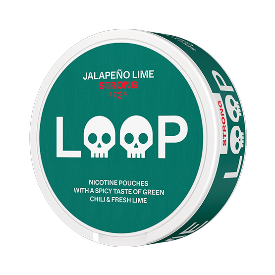 Loop Jalapeno Lime Slim Strong All White Portion