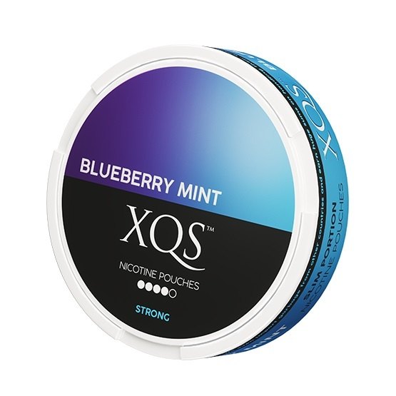 XQS Blueberry Mint Slim All White Portion