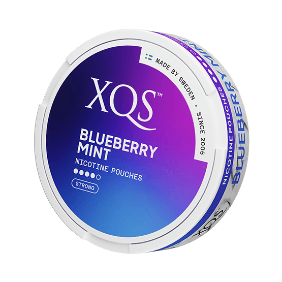 XQS Blueberry Mint Slim All White Portion