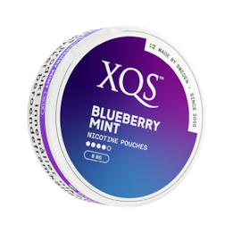 XQS Blueberry Mint Slim All White Portion