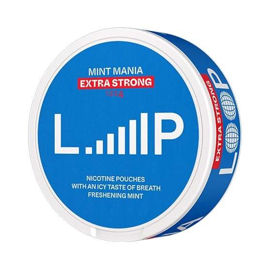 Loop Mint Mania Slim Extra Strong All White Portion