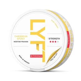 LYFT Caribbean Spirit Strong Slim All White Snus