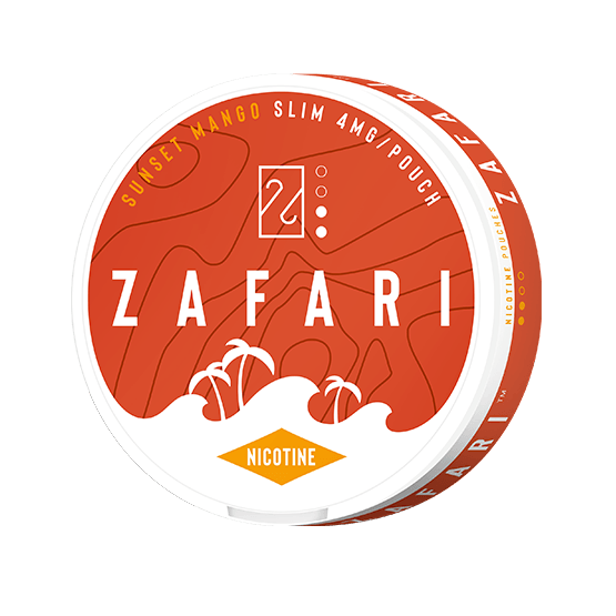 Zafari Sunset Mango 4mg Slim All White Portion