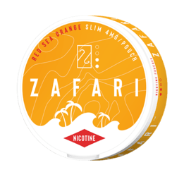 Zafari Red Sea Orange 4mg Slim All White Portion