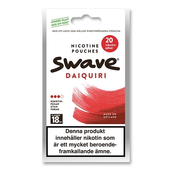 Swave Daiquiri Slim Strong All White Portion