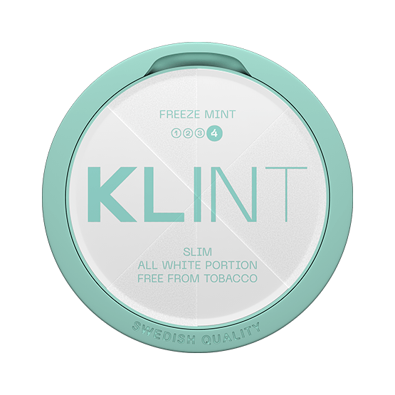 Klint Freeze Mint Slim Extra Strong All White Portion
