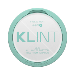 Klint Freeze Mint Slim Extra Strong All White Portion