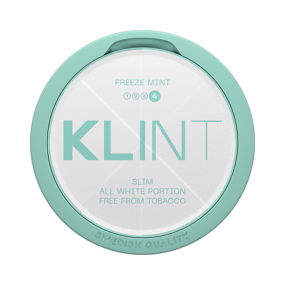 Klint Freeze Mint Slim Extra Strong All White Portion