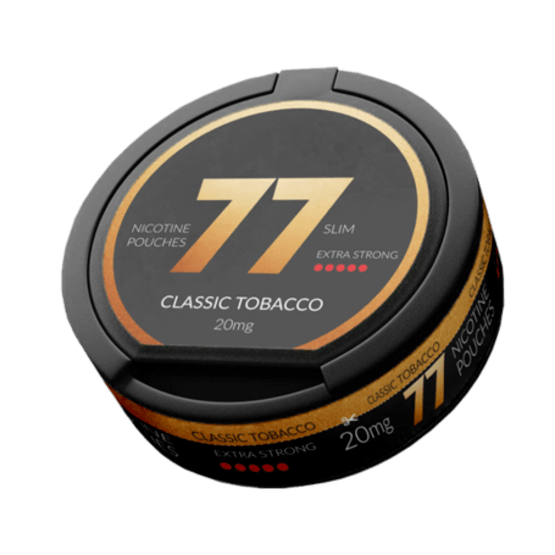 77 Classic Tobacco Slim Extra Strong All White Portion