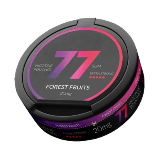 77 Forest Fruits Slim Extra Strong All White Portion