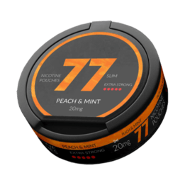77 Peach & Mint Slim Extra Strong All White Portion