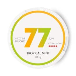 77 Tropical Mint Slim Extra Strong All White Portion