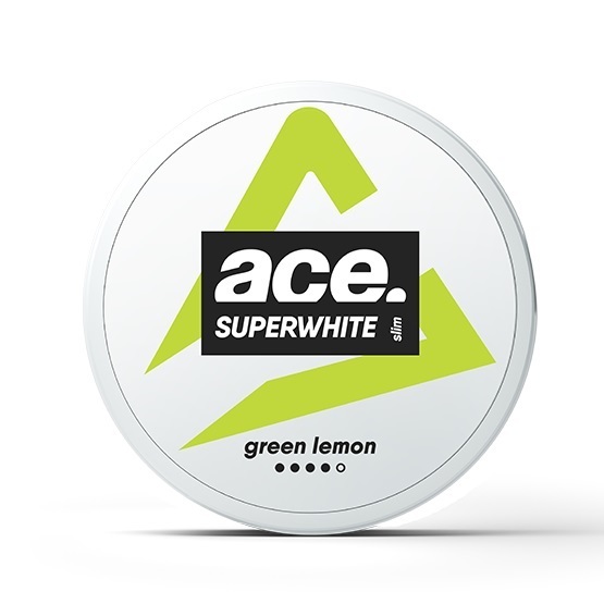 ACE Superwhite Green Lemon Slim Extra Strong All White Portion