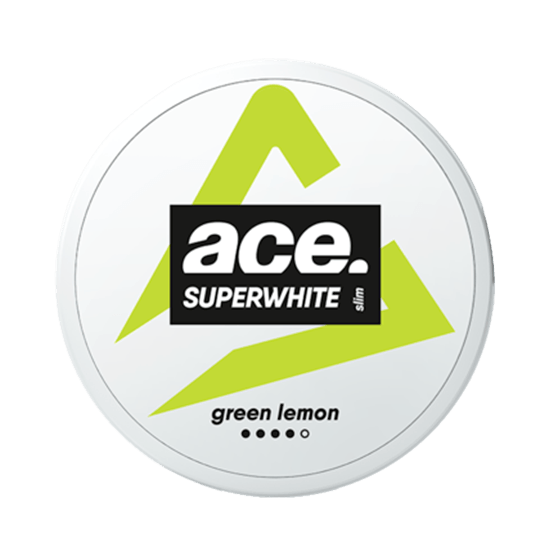 ACE Superwhite Green Lemon Slim Extra Strong All White Portion