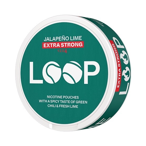 Loop Jalapeno Lime Slim Extra Strong All White Portion