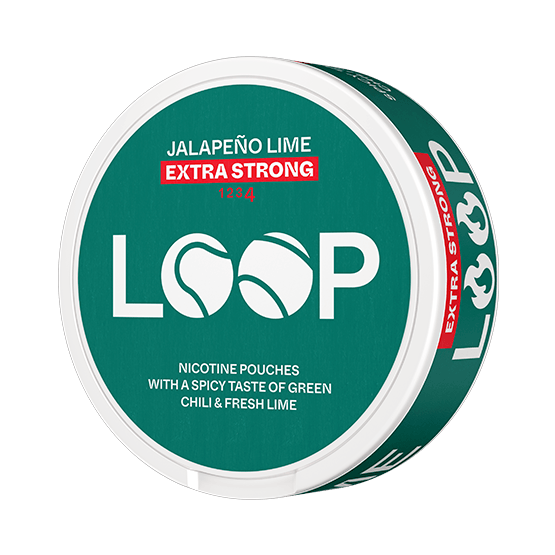 Loop Jalapeno Lime Slim Extra Strong All White Portion