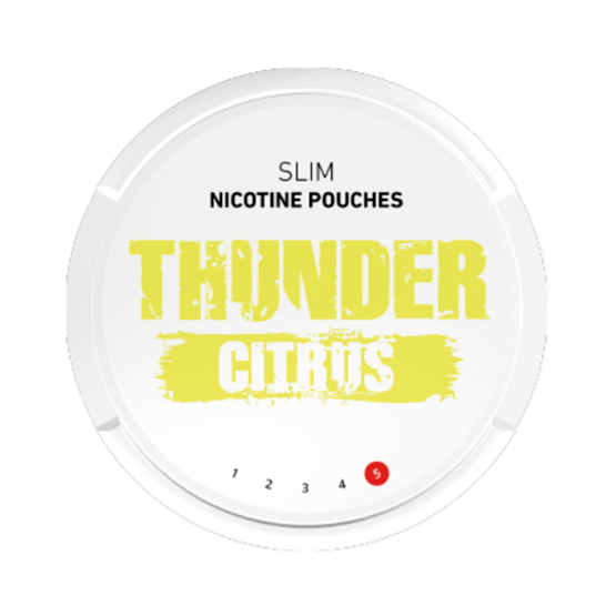 Thunder Citrus Slim Extra Strong All White Portion