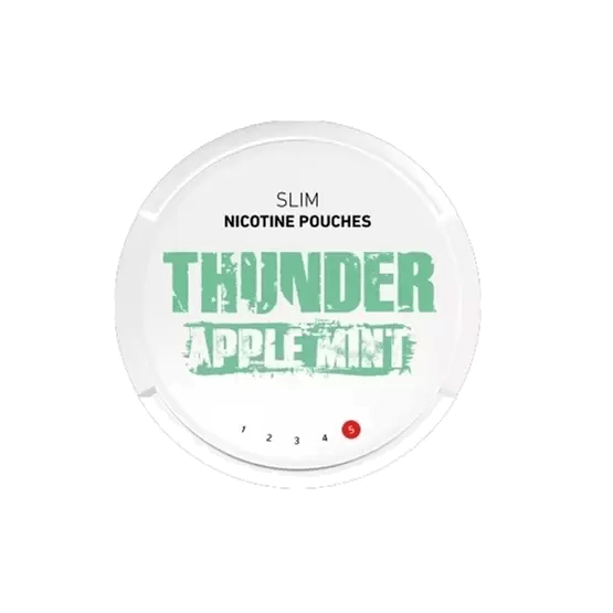 Thunder Apple Mint Slim Extra Strong All White Portion