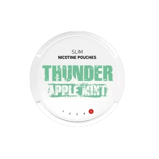 Thunder Apple Mint Slim Extra Strong All White Portion
