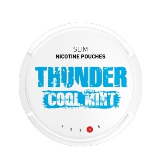 Thunder Cool Mint Slim Strong All White Portion