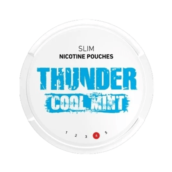 Thunder Cool Mint Slim Strong All White Portion