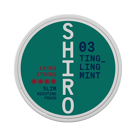 Shiro #03 Tingling Mint Slim Extra Strong All White Portion